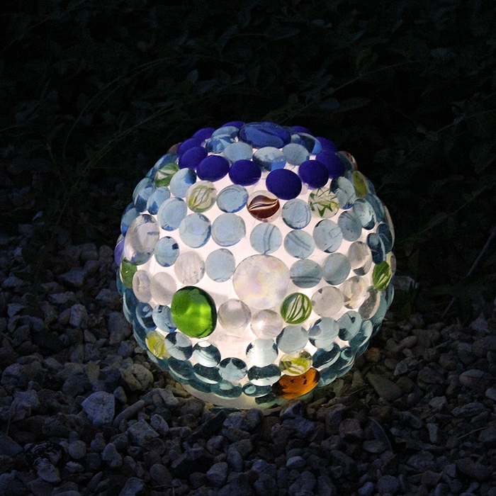 luminarias de exterior decoradas nocturno efecto lampara rocas lampara