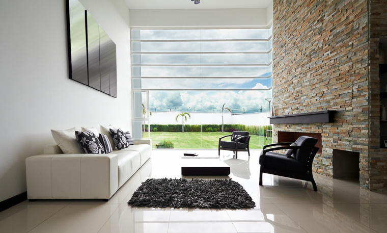 sofas de color blanco modernos