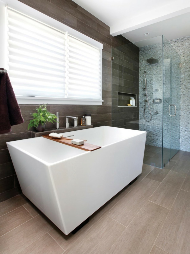 bañera elementos creativos paredes moderno