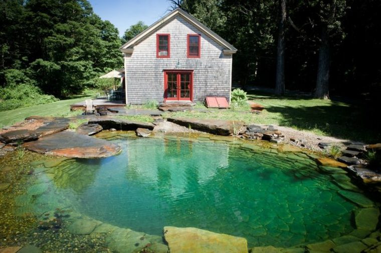 casa jardin piscinas naturales