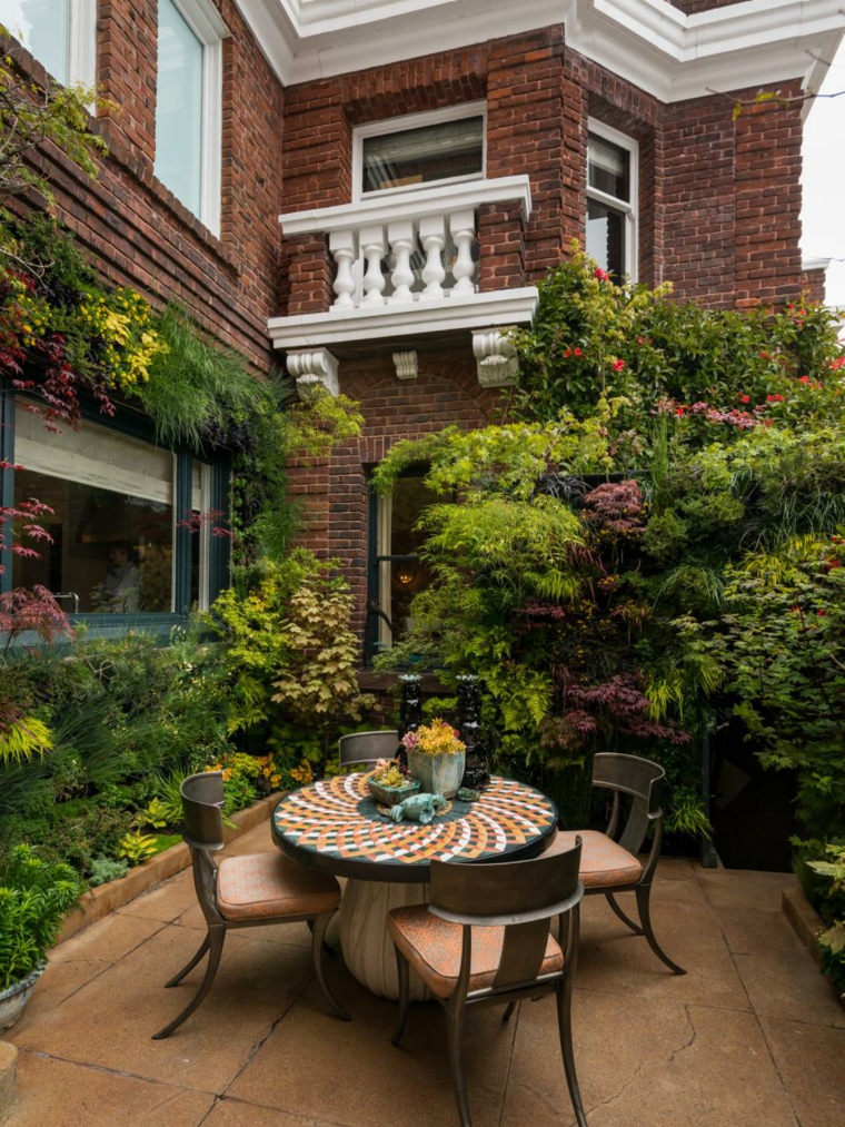 decoracion exterior funcionales muros flores
