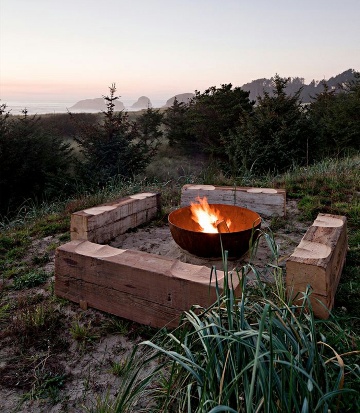 decoracion fuego hierbas salones exteriores