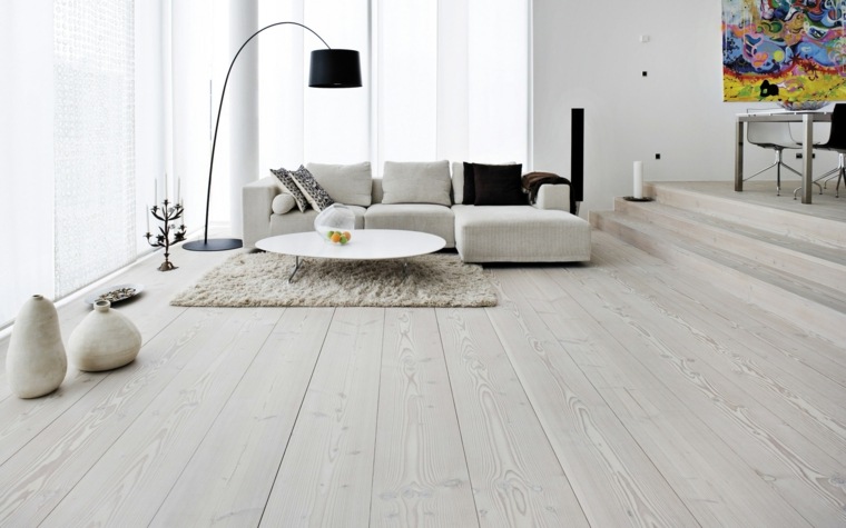 estilo escandinavo diseno interiores suelo madera ideas