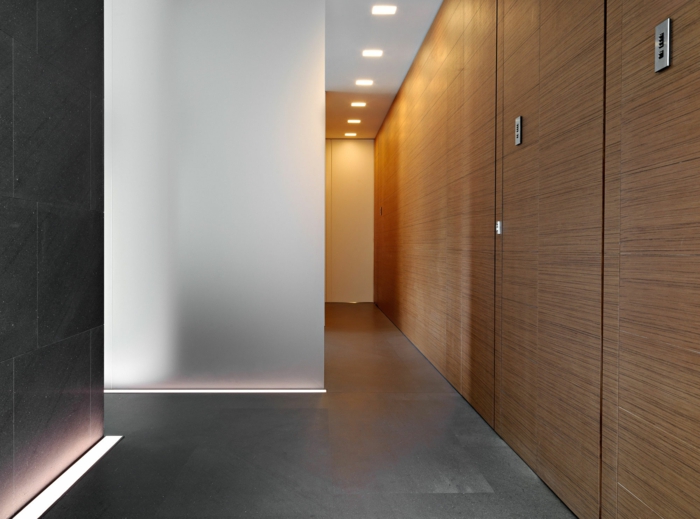 la madera grises efectos materiales led