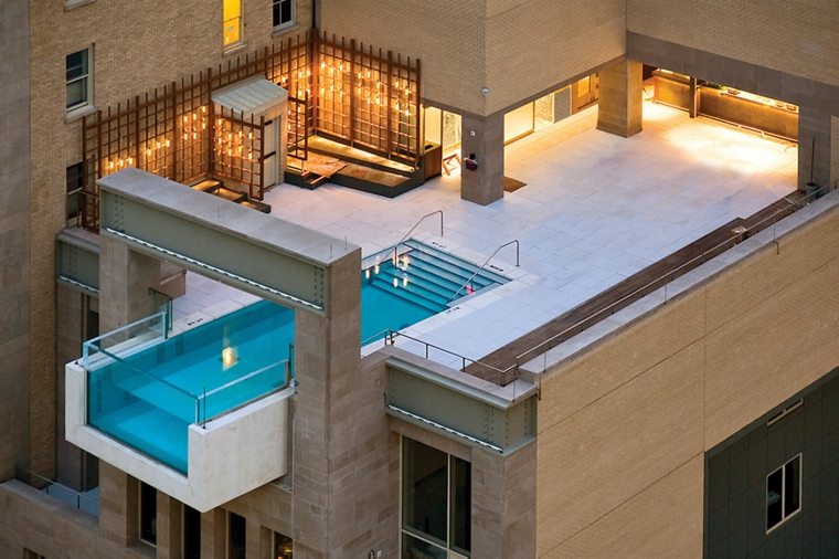 piscina transparente terraza opciones diseno ideas