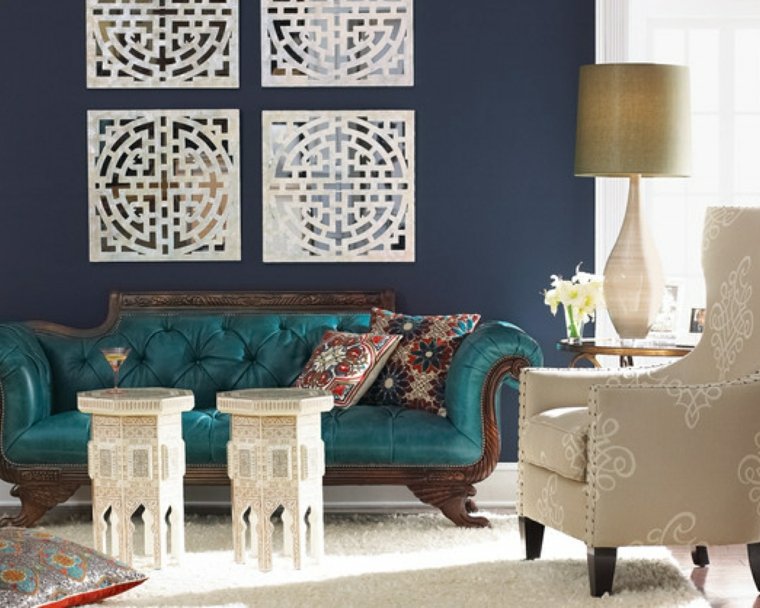 salon decoración estilo arabe