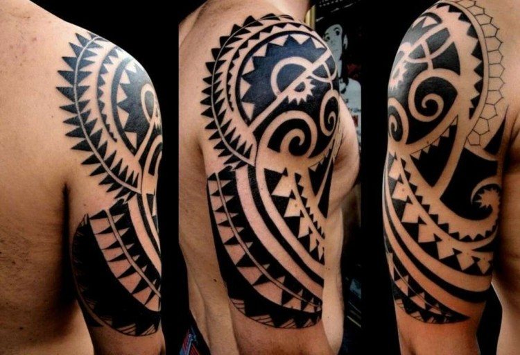 tatuajes maories colores tintas material elegantes