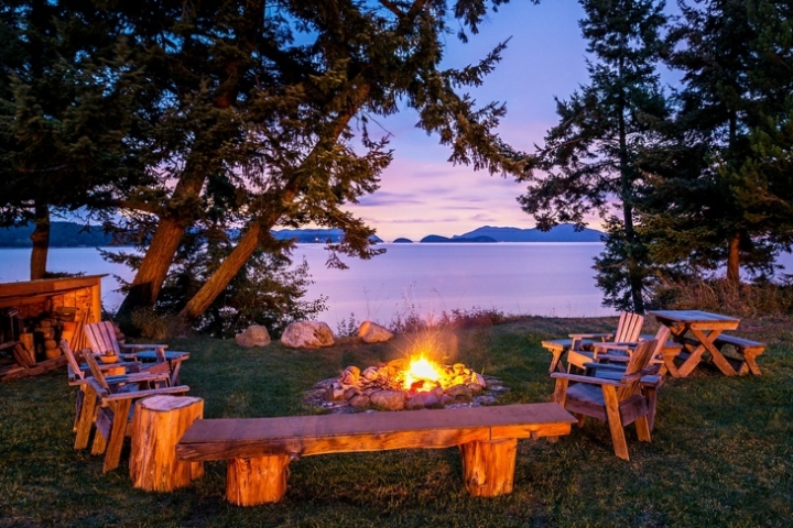 Jardin especial, interesantes ideas con geniales pozos de fuego