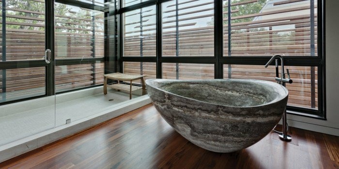 bañeras piedra natural esculpida muebles ventanas