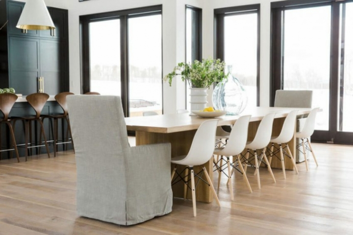 Muebles comedor con diseño elegante y lujoso