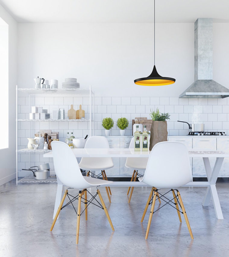 comedor estilo nordico HDR Designer