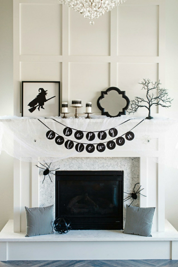 decoracion halloween concepto materiales lamparas