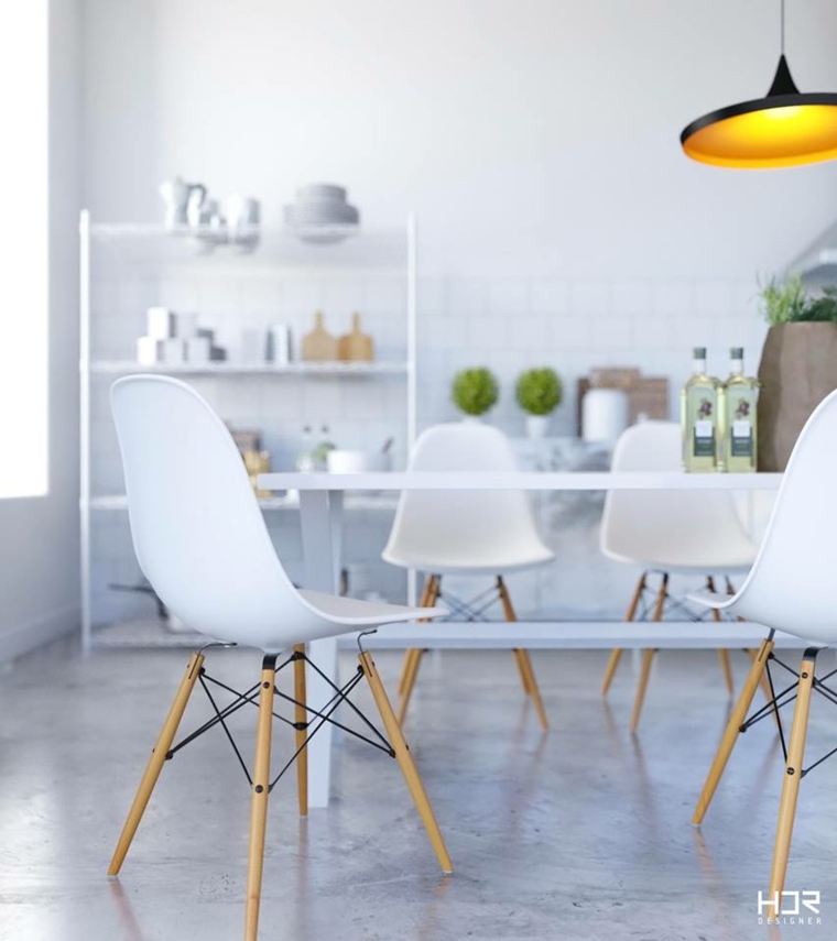 diseño comedor estilo HDR Designer