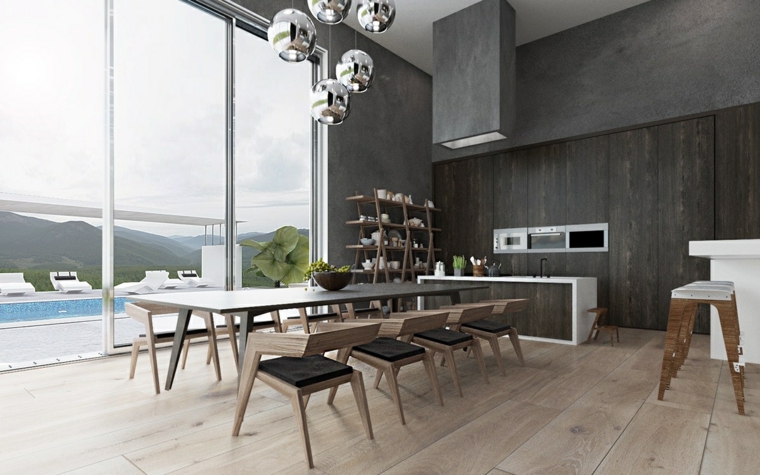 diseño comedore moderno Kateryna Senko