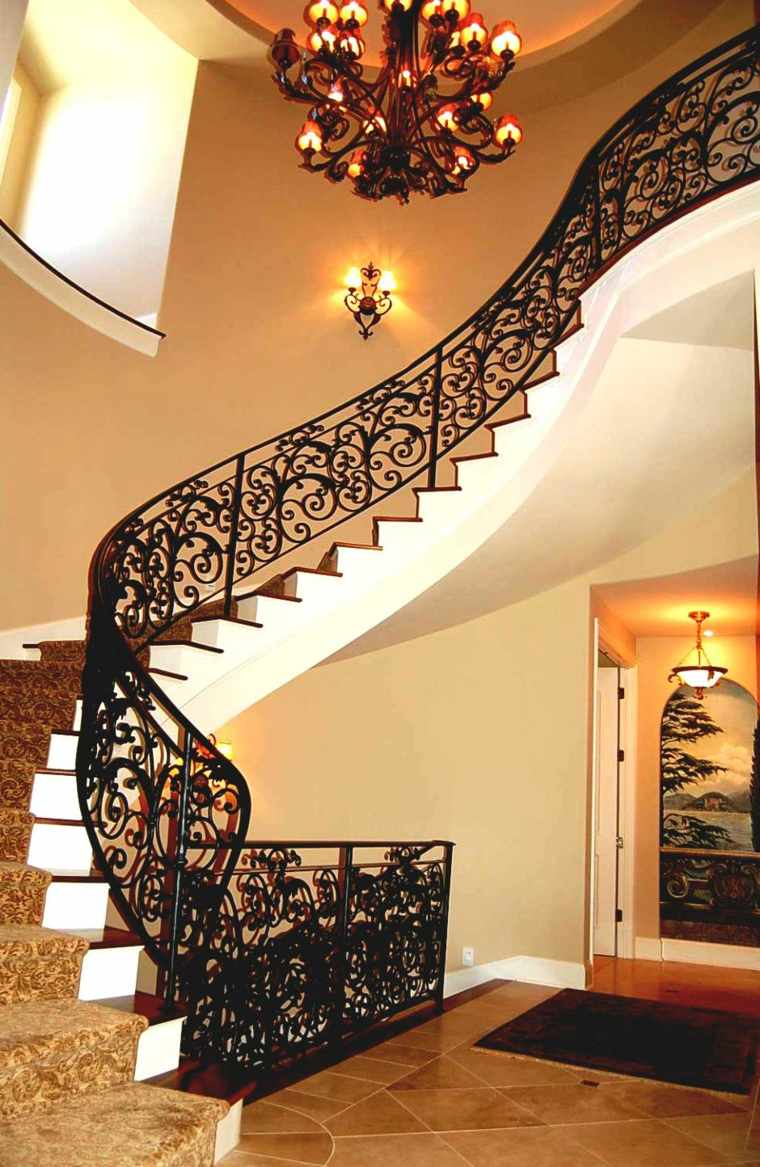 escaleras interiores madera diseño