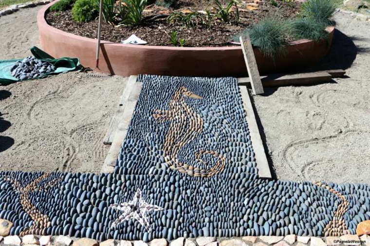 estupendo diseño de suelo con mosaicos estupendo diseño jardin suelo mosaico