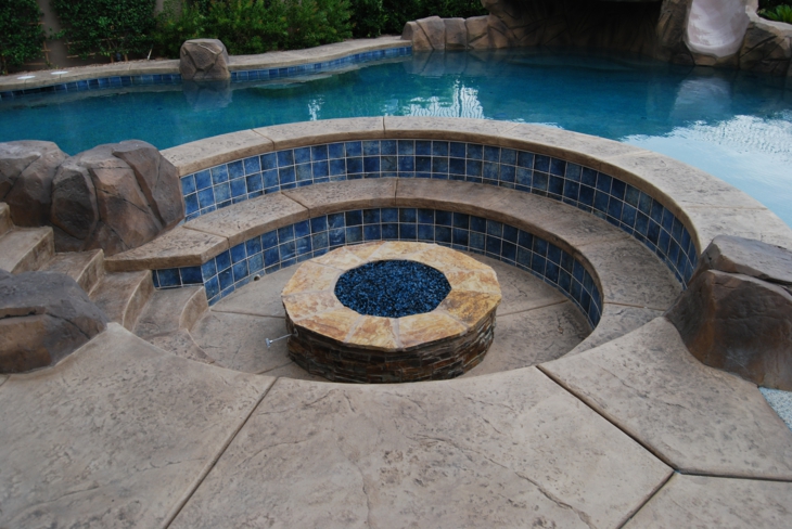 Jardin especial, interesantes ideas con geniales pozos de fuego