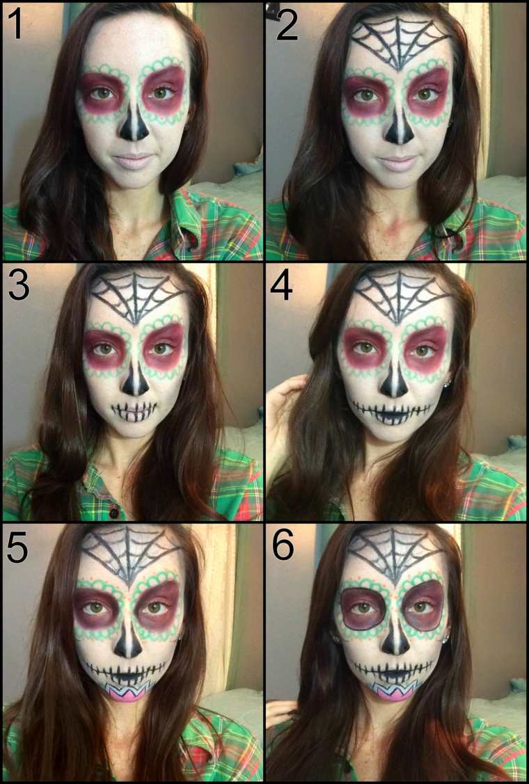 maquillaje de zombie para halloween
