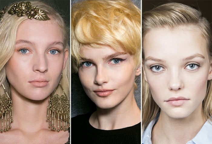 el uso de colores nude muy moderno este año maquillaje natural moderno tendencia 2016 tono neutral ideas