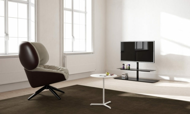 muebles TV color negro diseno STC Studio ideas