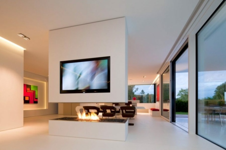 muebles para TV casa diseno Karl Dreer Bembé Dellinger Architects ideas
