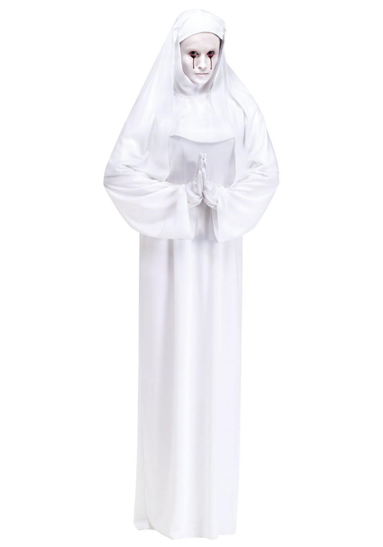 original traje de monja terrorífica original traje monja blanca terrorífica