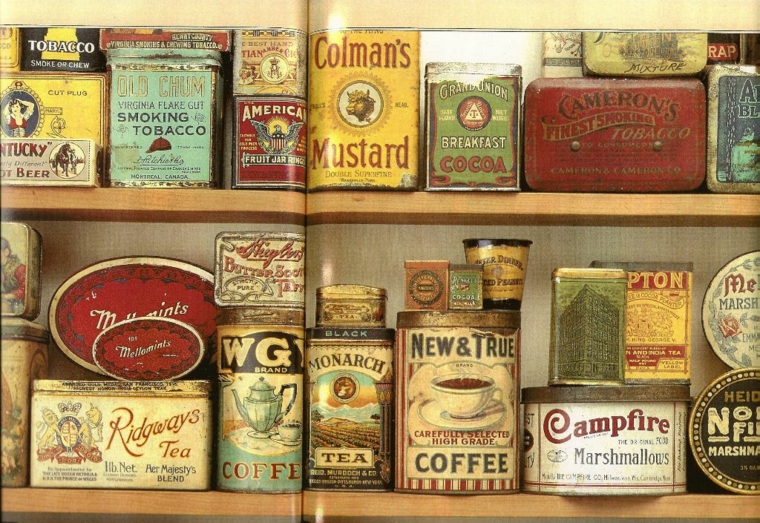 originales latas especias vintage