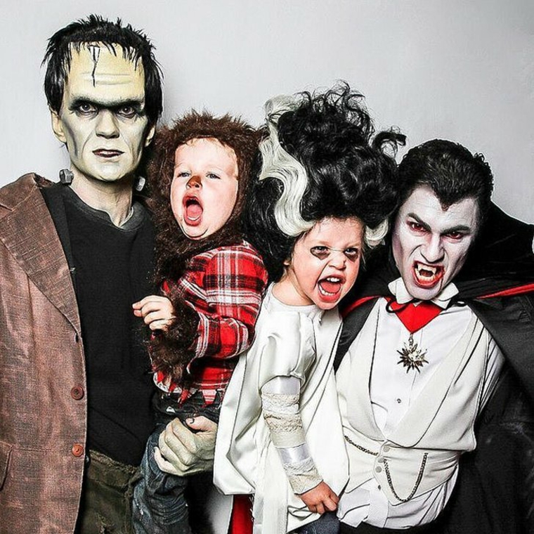 originales disfraces de Halloween de familia monster originales disfraces halloween familia monster