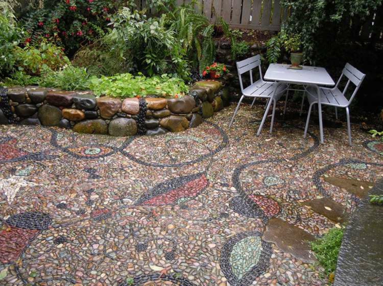 originales mosaicos para suelos de jardines oroginales mosaicos suelo jardines