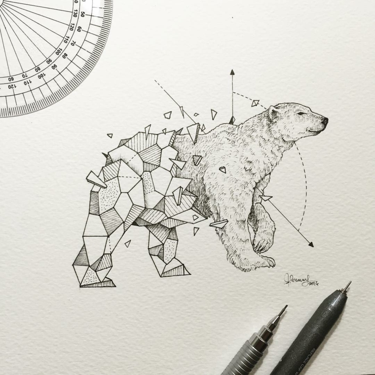 imagen de oso polar diseñado por Kerby Rosanes oso polar diseñado Kerby Rosanes