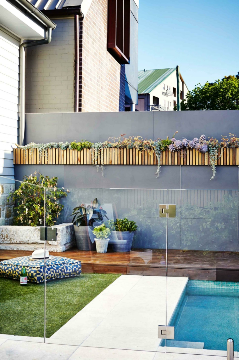 un lugar para las macetas en la pared pared macetas palantas jardin diseno contemporaneo ideas