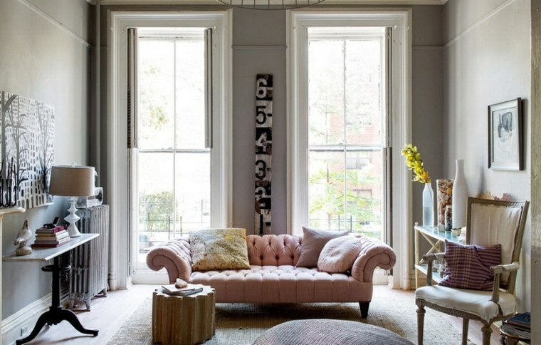 salon estilo vintage sofa chester