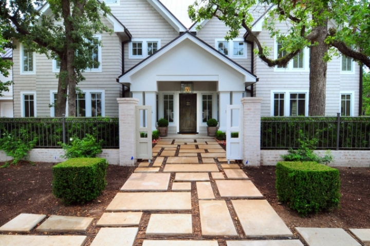 Suelos senderos y caminos de jardín en 48 imágenes