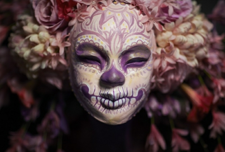 originales ideas para maquillajes diseño maquillaje original Halloween