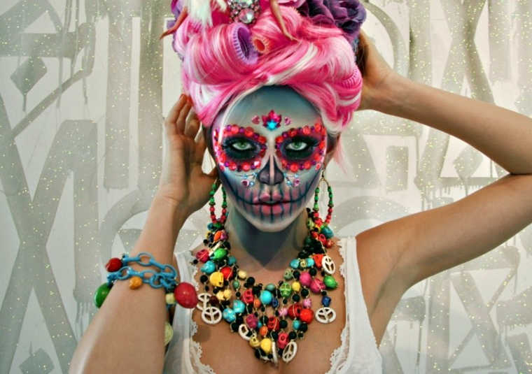 ideas para maquillajes originales de Catrina original maquillaje Catrina calavera