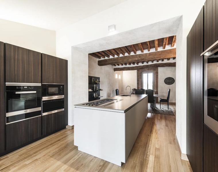 cocina modrna casa carne