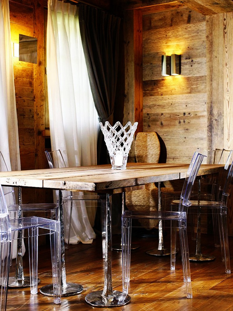 comedor diseno casa rustico ideas mesa madera Gianpaolo Zandegiacomo