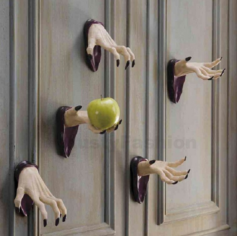 decoración para halloween puerta