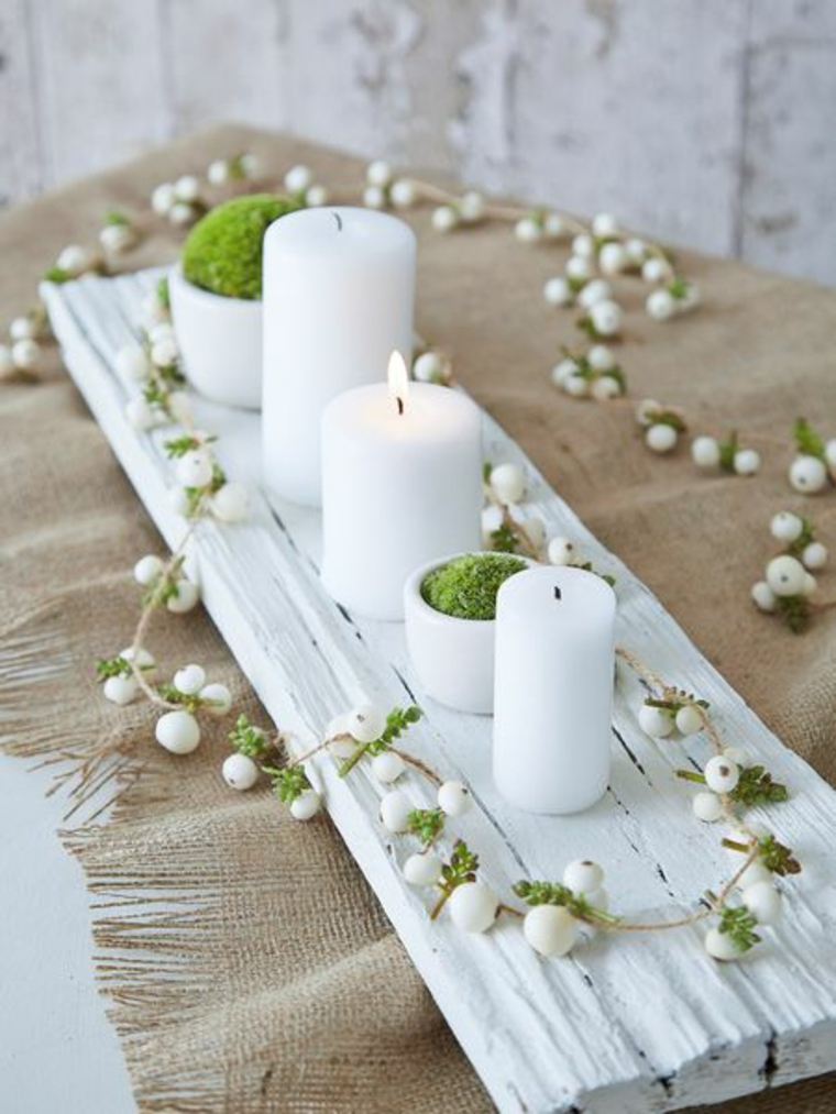 estilo nórdico velas decorativas