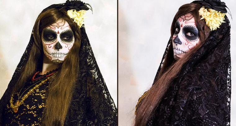 estupendo diseño de maquillaje de catrina estupendo diseño maquillaje diseno catrina