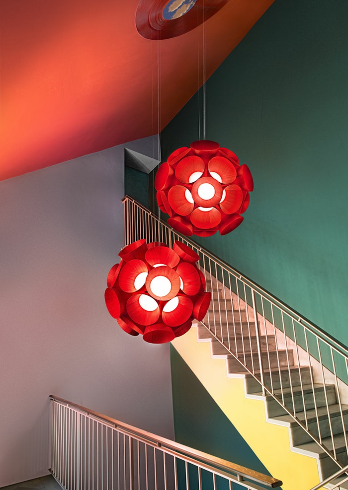  madera roja colecciones muestras escaleras