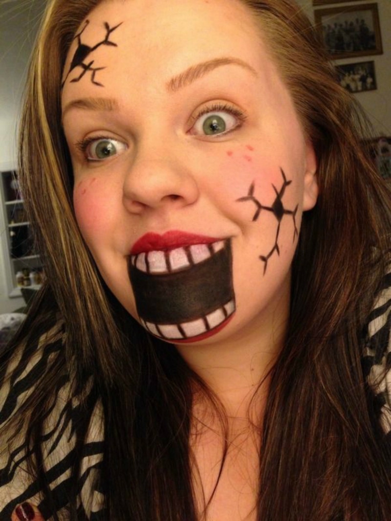 maquillaje halloween para la boca maquillaje halloween boca