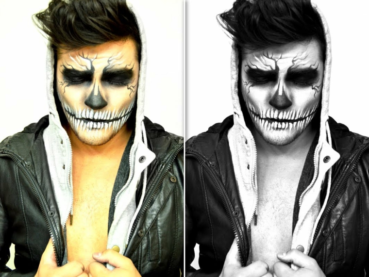 maquillaje masculino para halloween maquillaje masculino halloween