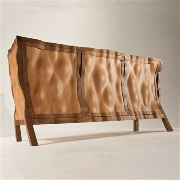 original duseño comoda madera arrugada