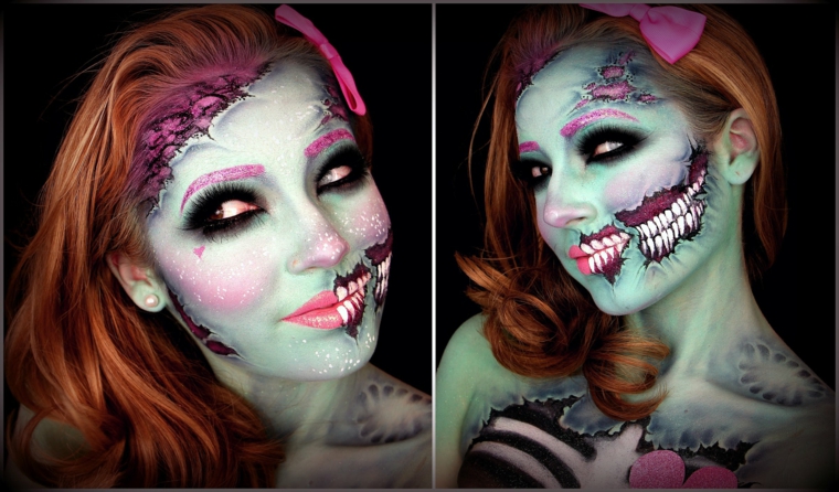 originales diseños de maquillajes para Halloween originales diseños maquillajes Halloween