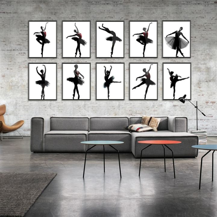 paredes decoracion serie bailarinas estilos