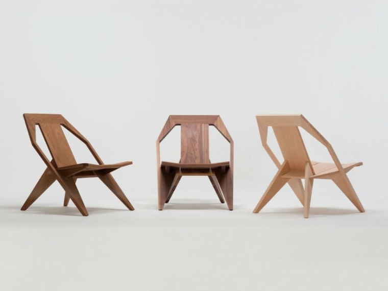 sillas madera formas originales