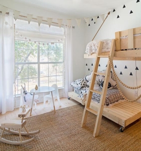 Dormitorio infantil divertido y moderno, de Urbanology Designs