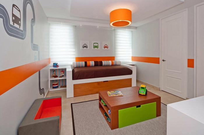 el naranja en la decoracion atractiva colorida espaciosa ideas luminosa