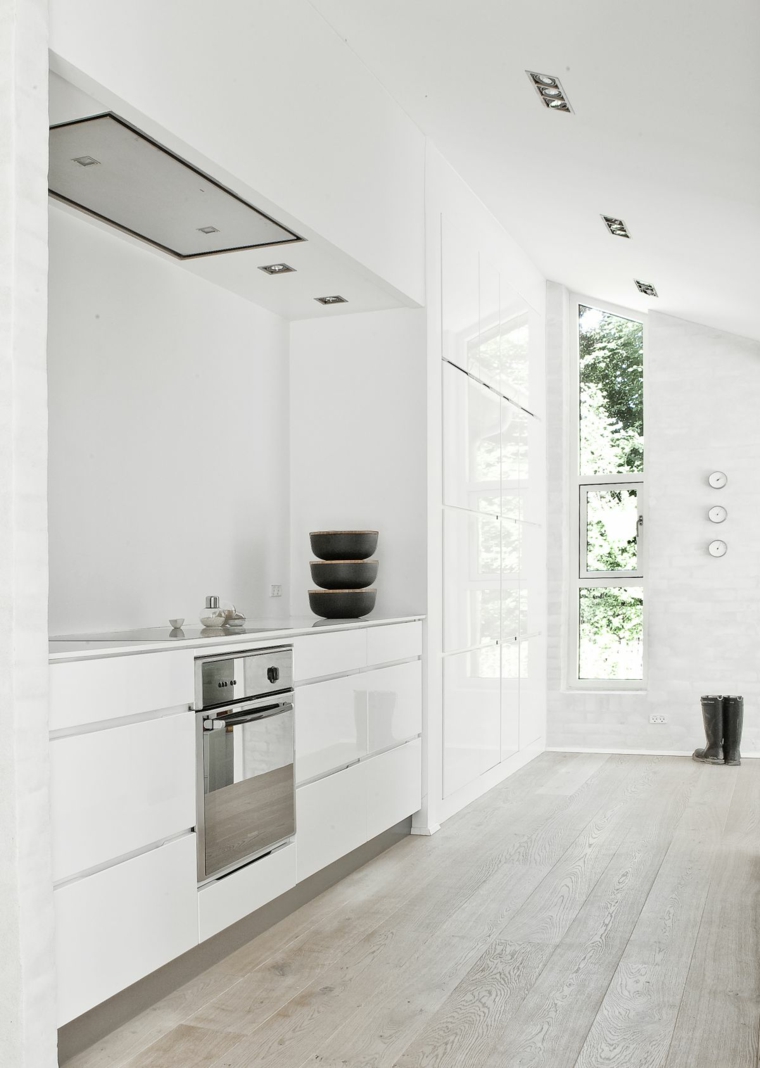 cocina moderna color blanco